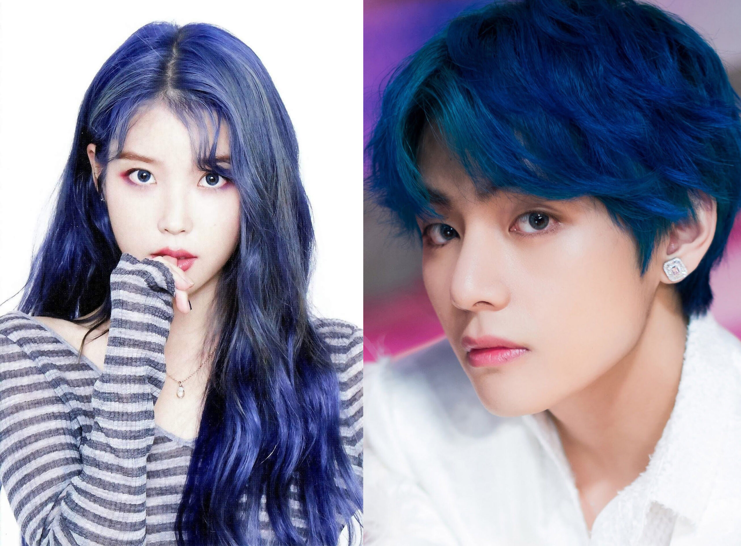 15 Idols de K-Pop que enamoraron con el pelo azul