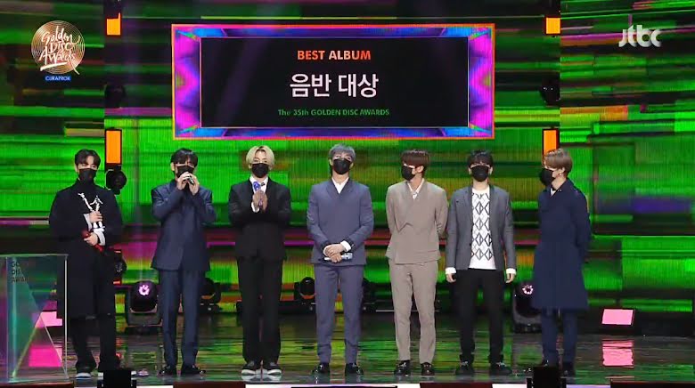 Album Daesang – BTS MAP OF THE SOUL : 7 35th Golden Disc Awards