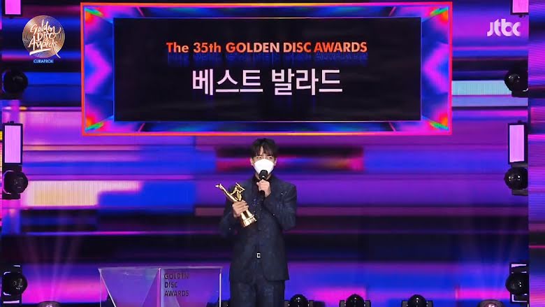 Lee Seung Gi premio mejor balada 35th Golden Disc Awards