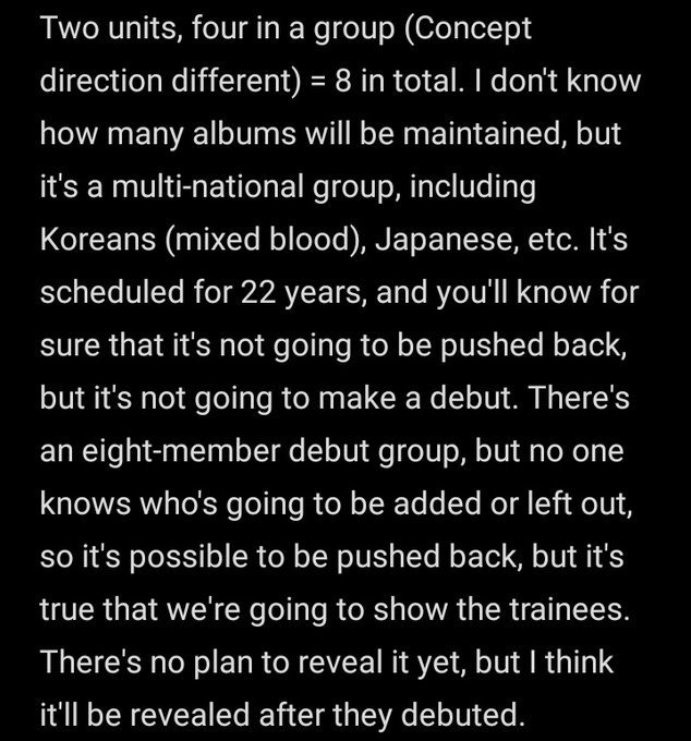 YG Entertainment comunicado