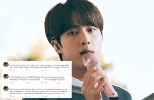 «El chico con el micrófono rosa»: Jin de BTS arrasa en MTV Unplugged