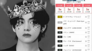 V de BTS japón