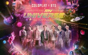 BTS y Coldplay publican la imagen del póster teaser para su vídeo My Universe