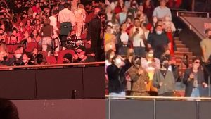 Los miembros de BTS en el concierto de Harry Styles