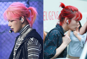 9 idols del K-Pop que elevaron la temperatura con sus coletas de hombre