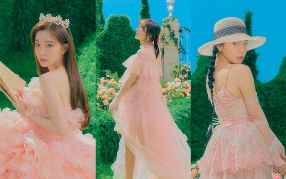 Irene, Wendy y Yeri de Red Velvet son princesas en un jardín de primavera en el nuevo avance de 'The ReVe Festival 2022 - Feel My Rhythm'