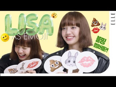 Lisa describe a sus miembros de BLACKPINK en emojis para la entrevista de 'ELLE KOREA'