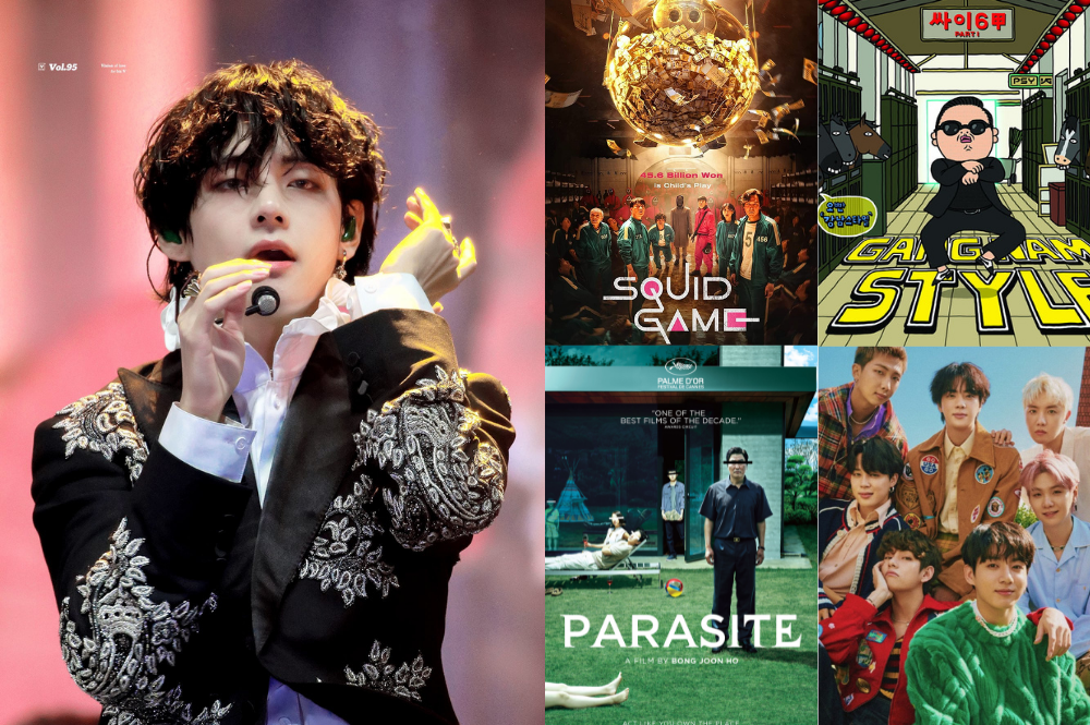V de BTS nombrado como uno de los 'Representantes más populares de la cultura coreana', junto con 'Squid Game', 'Parasite', 'Gangnam Style' y BTS