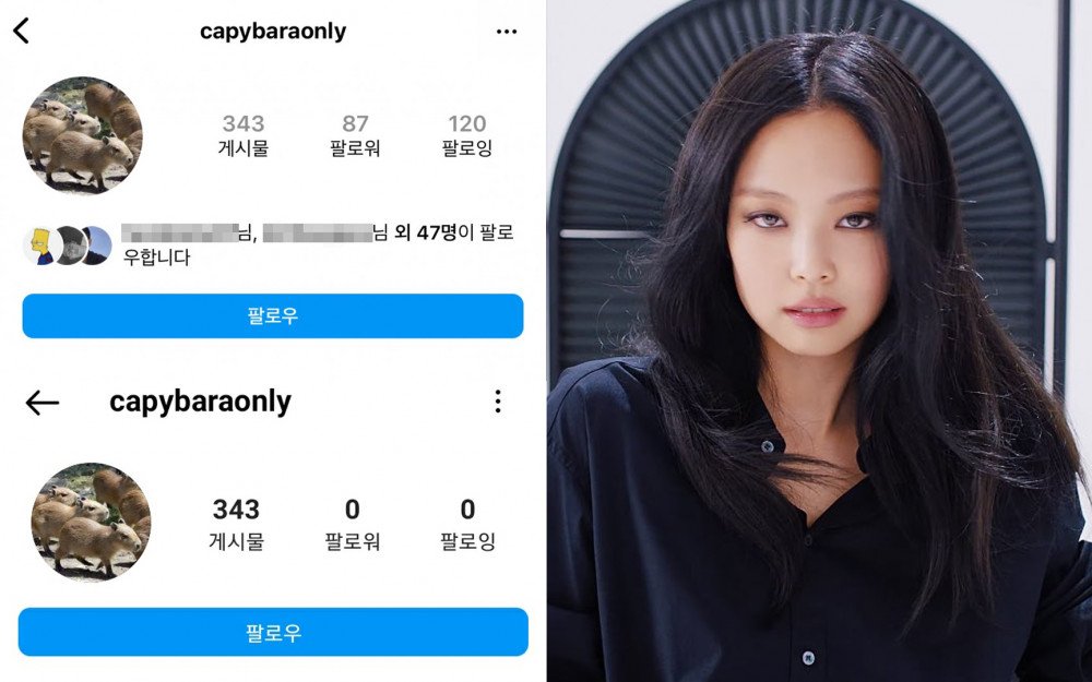 Jennie de BLACKPINK bloquea a todos los seguidores en su supuesta cuenta privada de Instagram