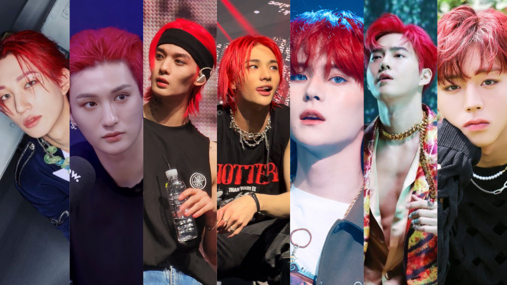 13 ídolos masculinos del K-Pop que estaban calientes como el fuego con cabello rojo