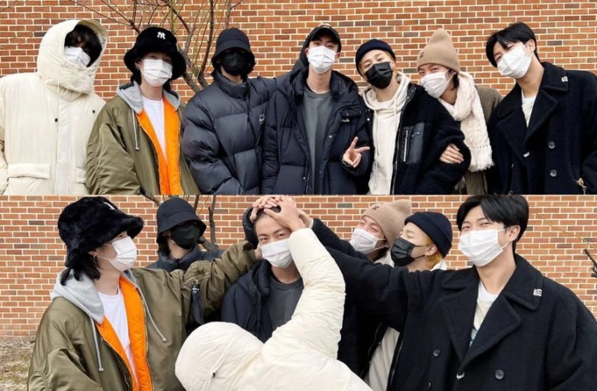 BTS publica fotos grupales con los siete miembros justo antes del alistamiento de Jin